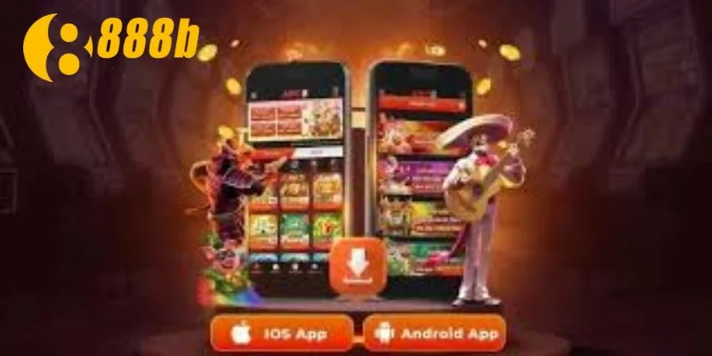 Hỗ trợ tải app 888B trên cả thiết bị IOS và Android